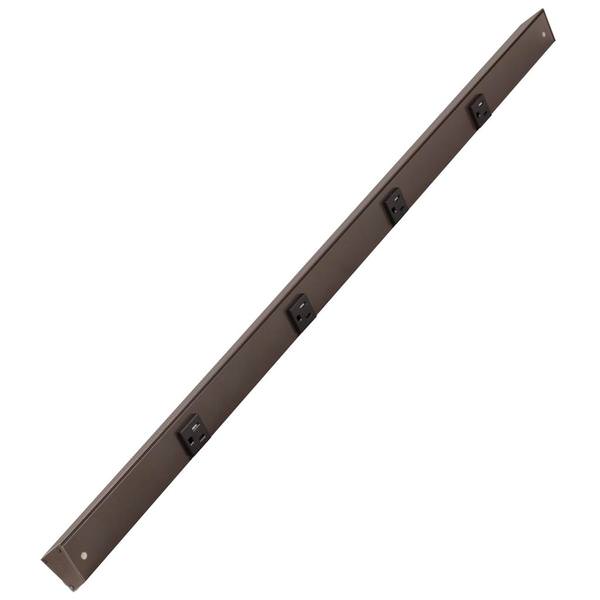 36" 15 amp 120 volt Bronze Under Cabinet Power Strip